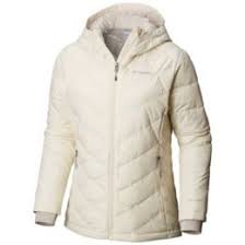 Columbia Heavenly Hooded Jacket Women S Light Bisque Womens Clothing Size Large Center Back Length 27 Apparel Fit Active Gender Female 1738151106 L