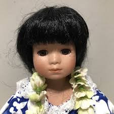 Milestone Porcelain 1999 Numbered Hawaiian Doll,