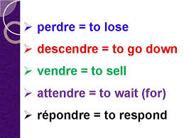 Check spelling or type a new query. Conjugating Regular Re Verbs In French Conjugation Means