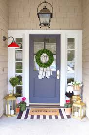 Porch Decorating Doormat Layering Guide Painted Front Doors Porch Decorating Beautiful Front Doors