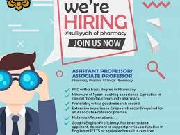 Filter job opportunities by salary, experience, industry, company etc to apply the relevant job openings. Vacancy Assistant Professor Associate Professor In Pharmacy Practice Or Clinical Pharmacy