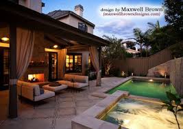 Port District Small Yard Pool Spa Traditional Pool Orange County Maxwell Brown Small Backyard Pools Pools For Small Yards Small Pool Design
