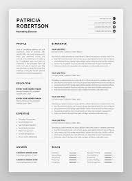 Resume template, ats resume, ats resume template, cover letter, word document, microsoft word, pages, cv template, 2page resume, curriculum vitae. Professional 1 Page Resume Template Modern One Page Cv Word Mac Pages Minimalist Design Developer Designer Marketing Patricia Resume Design Graphic Design Resume Resume Template