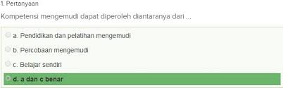 Namun kami tetap mengharapkan anda mengerjakan terlebih dahulu. Contoh Soal Ujian Teori Sim A Dgn Kunci Jawaban Agustus 2021