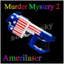 It was previously able to be crafted by salvaging 10 legendaries. Roblox Mm2 Amerilaser Godly Murder Mystery 2 Schusswaffe Knife Messer Gun Waffe Ebay