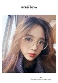 MIZHO New Designer Woman Glasses Optical Frames Brown Metal Oval Korea  Glasses Frame Men Clear lens Eyewear Black Eye Glasses