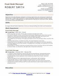 Our review will help you with tips on the design, structure and content of your resume. Front Desk Manager Resume Samples Qwikresume