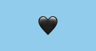 Black Heart Emoji This emoji has been awarded to the soldiers who were wounded or killed.