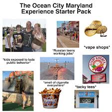 Longport/ margate/ ventnor/ atlantic city; The Ocean City Md Experience Starter Pack Starterpacks