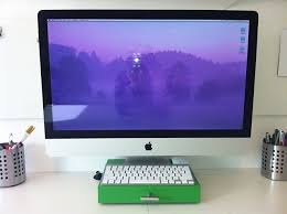Lack Shelf To Rolling Imac Stand Ikea Hackers Monitor Stand Monitor Stand Ikea Imac Stand