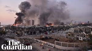 The catastrophic explosions, which were also felt 290km across the mediterranean in cyprus, have flattened entire areas of central. Beirut Explosion Buildings Destroyed And Cars Upturned In Aftermath Of Blast Youtube