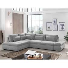 En cuir et tissu gris clair et anthracite, il est doté de deux fauteuils à. Canape D Angle Gris Gauche Conforama