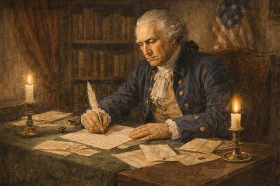 In faded cursive handwriting, George Washington accepts British surrender  in a note that helped pave the way for the independence of America.