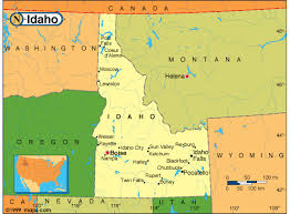Idaho Base And Elevation Maps