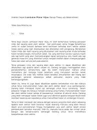 Cerpen isteri yang tak diiktiraf. Analisis Cerpen Lambaian Malar Hijau