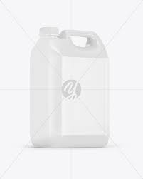 Plastic Jerrycan Mockup Half Side View In Jerrycan Mockups On Yellow Images Object Mockups