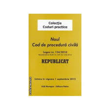 Codul civil a fost decretat la 26 noiembrie 1864, promulgat la 4 decembrie 1864 i pus n aplicare la 1 decembrie 1865. Noul Cod De Procedura Civila Republicat Editura Morosan Isbn 978 606 8033 80 8 Depozit De Carti Ro