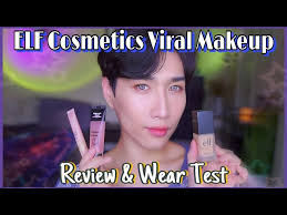 WORTH THE HYPE? POWER GRIP PRIMER, FLAWLESS SATIN FOUNDATION, HALO GLOW  BEAUTY WAND FROM ELF