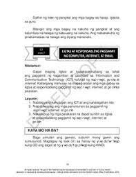 K To 12 Grade 4 Learner S Material In Epp Q1 Q4 Classroom Bulletin Boards Elementary 12th Grade Grade