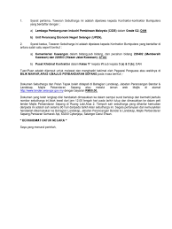 Persiaran semarak api, cyber 1, 63200 cyberjaya, selangor darul ehsan. Tender Sebutharga