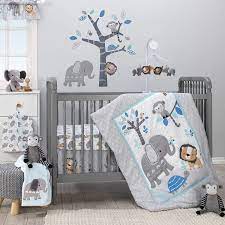 See more ideas about crib sets, baby crib bedding, crib bedding sets. Amazon Com Bedtime Originals Jungle Fun 3 Piece Crib Bedding Set Blue Gray Baby