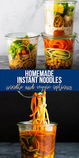 Homemade Instant Noodles Recipe Instant Noodle Recipes Healthy Meal Prep