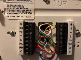 There's a 4 conductor thermostat wire going from the thermostat up to the air handler. Is A Pulse Width Modulating Thermostat Compatible With A W2 Auxillary Heating Nest Compatibility Question Home Improvement Stack Exchange