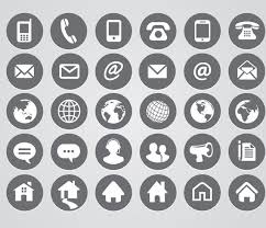 Black And White Contacts Icon 050809dad2fc0ecfa6640d45dc1dafdd Rounded Contact Icons Jpg 640 551 Resume Icons Business Card Icons Communication Icon
