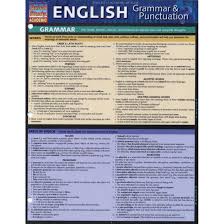 Quickstudy Bar Chart English Grammar Punctuation