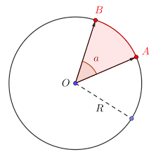 Longueur d'un arc de cercle. Cercle trigonométrique. Mesure d'un angle en  radian - Logamaths.fr