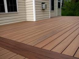 vinyl decking using wolf pvcdecking with amberwood flooring and rosewood border deck flooring deck decks and porches