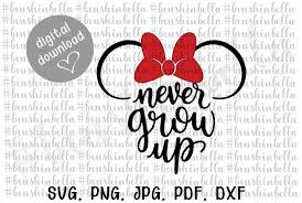 Free Free 332 Never Grow Up Disney Svg SVG PNG EPS DXF File
