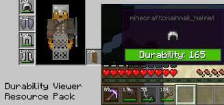 I want to make an emerald armor and, i …. Durability Viewer Resource Pack Minecraft Pe Texture Packs