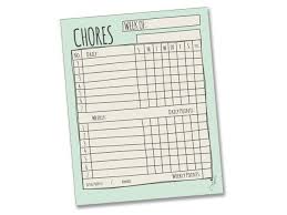 Jennakate Mint Child Behavior Reward Chore Chart Daily