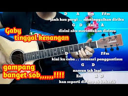 C g kini ku coba am em mencari penggantimu f c namun tak lagi dm f kan seperti dirimu (1) g c.g oh kekasih (2) g am oh. 51 Gambar Chord Gitar Gaby Tinggal Kenangan Kekinian Gambar Pixabay