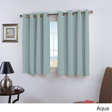 Has 8 eyelet holes per curtain 4 inch hem so can. Elegance 54 Inch Length Grommet Insulated Panel With Attachable Wand 54x54 Overstock 10837874