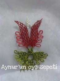 Igne Oyasi Lale Ornegi Oya Oya Ornekleri Kelebekler