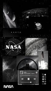 Nasa Black And White Wallpaper