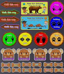 Work together to create a map of different currencies around the world. Social Distancing Stickers For Schools Jump2math Sensory Paths Physical Math