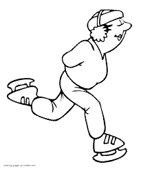 5 printable ocean coloring pages. Winter Sport Coloring Sheets Ice Skating Coloring Pages Printable Com