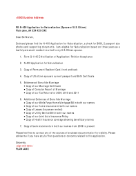 You are not required to use a . N 400 Cover Letter Sample Pdf Government And Personhood Government