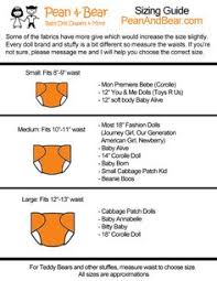21 Best Pean And Bear Patterns Images Baby Dolls Pattern