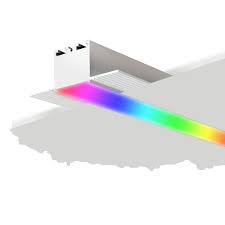 The market is flooded with led retrofit kits, so you should have no problem finding one with the specifications you're looking for. Alcon Lighting 12100 10 R Rgbw Continuum 10 Architectural Led 1 Inch Trimless Linear Recessed Mount Direct Down Light Rgb W Color Changing Fixture Alconlighting Com