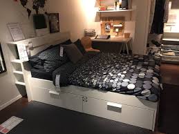 سرير Brimnes يمتاز بوجود ادراج تخزين ايكيا العراق Ikea Iraq Facebook