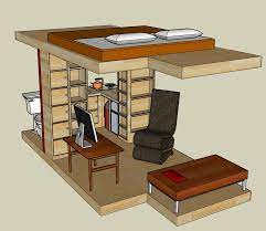 Google Sketchup 3d Tiny House Designs Tiny House Design Small House Design Tiny House Interior