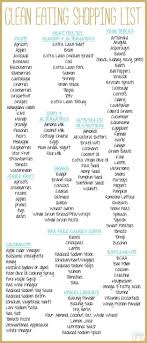 The Best Clean Eating Foods That You Can Choose Clean Eating Grocery Shopping List Listas De Compras Supermercado Natural Dietas Para Mulheres