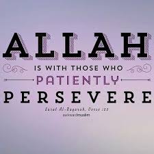 Allah Is With Those Who Patiently Persevere Islamic Quotes Sufi Quotes Quran Quotes