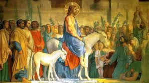 For christ reigns now and forevermore as our king of kings and lord of lords. Holy Week In Art Palm Sunday Ray Downing