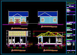 Download Gambar Rumah Modern 9 12 M Format Dwg Autocad Lengkap Rumah Modern Tempat Sabun Modern