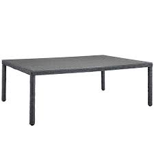 Progressive furniture fiji dining table, gray. Summon 90 Inch Outdoor Patio Dining Table Gray By Modern Living